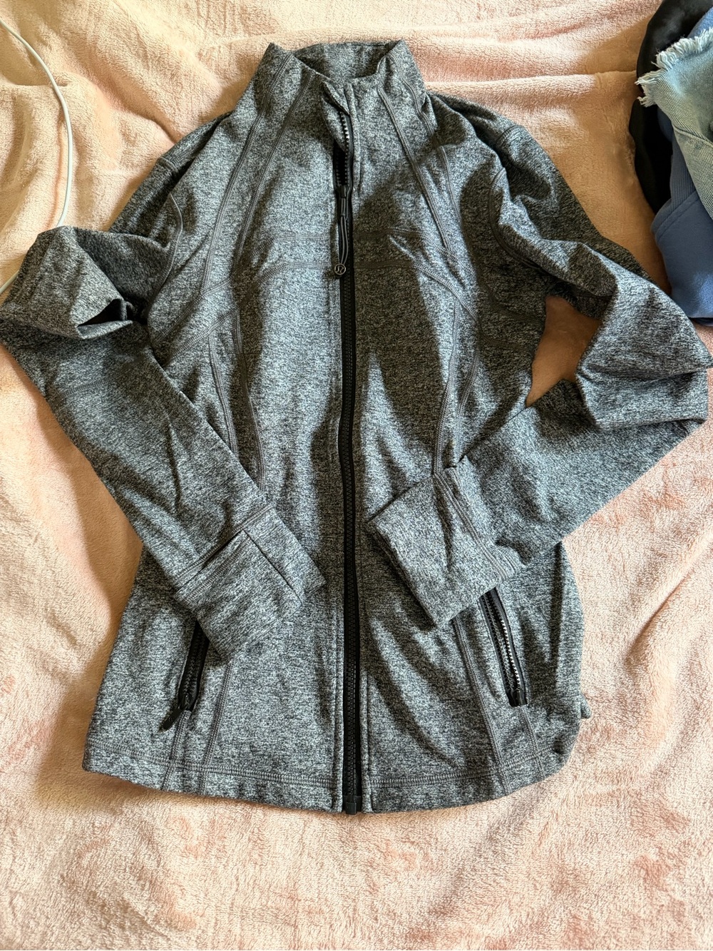 lululemon athletica Gray Full-Zip Active Jacket